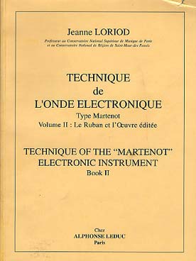 Illustration de Technique de l'onde électronique, type Martenot - Vol. 2 : ruban - œuvre édit.