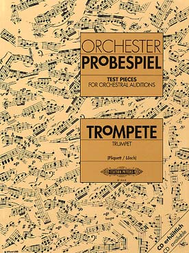 Illustration de ORCHESTER PROBESPIEL : traits d'orchestre pour trompette