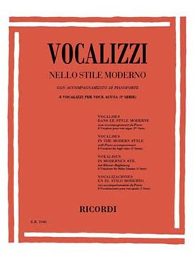 Illustration de VOCALIZZI NELLO STILE MODERNO - Série 1 voix élevée