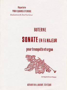 Illustration de Sonate en fa M pour trompette et orgue
