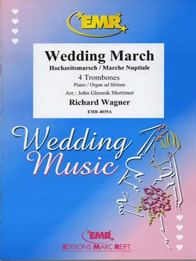 Illustration de Wedding march pour quatuor de trombones