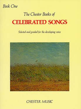 Illustration de CHESTER BOOK of celebrated songs pour voix hautes ou moyennes - vol. 1
