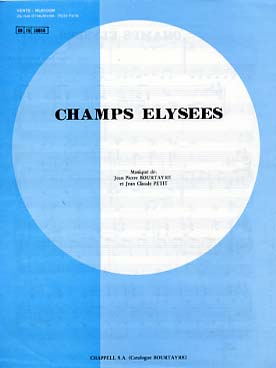 Illustration de Champs Elysées (générique de l'émission)