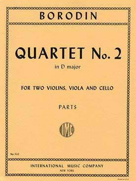 Illustration borodine quatuor a cordes n° 2 en re maj