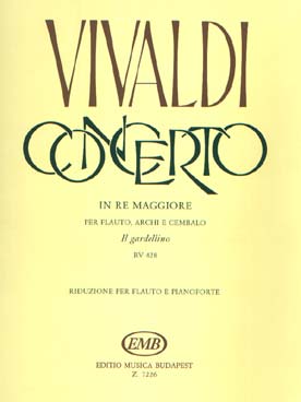 Illustration vivaldi concerto op. 10/3 "il cardellino