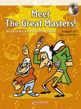Illustration de MEET THE GREAT MASTERS : 18 thèmes classiques arrangés pour saxophone