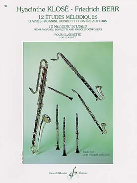 Illustration de 12 Études mélodiques d'après Paganini, Donizetti et divers auteurs