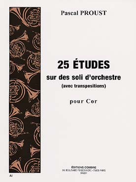 Illustration de 25 Études sur des soli d'orchestre avec transpositions