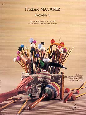 Illustration de Pazapa 1 pour percussion et piano (ou vibraphone ou xylophone et marimba)