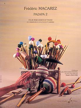 Illustration de Pazapa 2 pour percussion et piano (ou vibraphone ou xylophone et marimba)