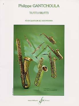 Illustration de Tutti frutti pour quatuor de saxophones    