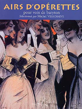 Illustration airs d'operettes pour voix de baryton  