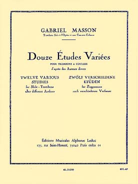 Illustration de 12 Études variées