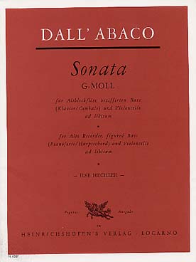 Illustration dall'abaco sonate en sol min