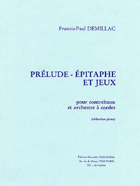 Illustration demillac prelude, epitaphe et jeux
