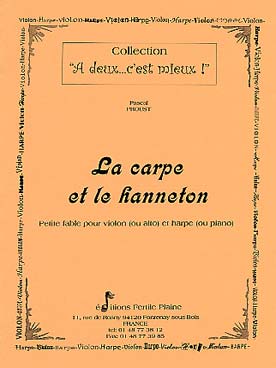 Illustration de La Carpe et le hanneton (violon ou alto et harpe ou piano)