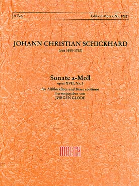 Illustration schickhardt sonate op. 17/3 en la min