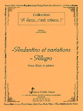 Illustration de Andantino et variations    