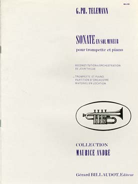 Illustration telemann sonate en sol min