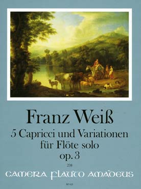 Illustration weiss caprices et variations op 3