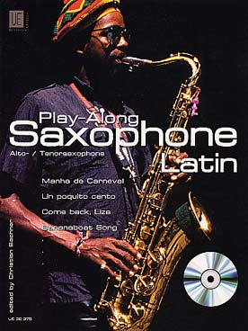 Illustration play-along saxophone latin + cd
