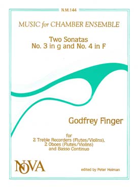 Illustration de Sonates (2) pour 4 flutes à bec