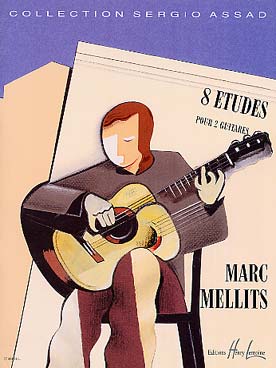 Illustration de 8 Études pour 2 guitares    
