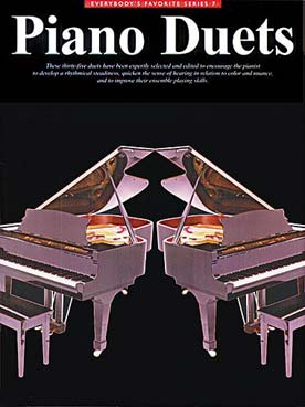 Illustration de EVERYBODY'S FAVORITE SERIES #7 - Piano duets