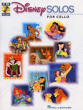 Illustration de DISNEY SOLOS for cello : 10 airs des dessins animés avec lien de téléchargement