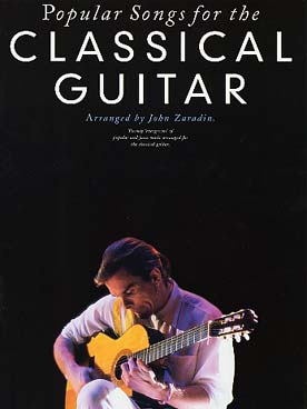 Illustration popular songs for classical guitar