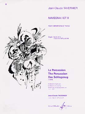Illustration de Navegna I et II pour vibraphone et piano