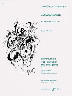 Illustration de Accessoirement pour percussion et piano