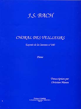Illustration de Choral des veilleurs de la cantate 140 (tr. Manen)