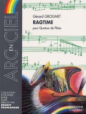 Illustration grognet ragtime pour quatuor de flutes