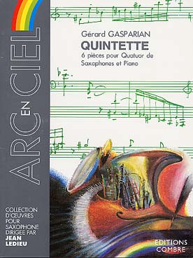 Illustration de Quintette : 6 pièces pour quatuor de saxophones et piano