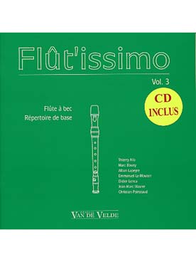 Illustration de FLUT'ISSIMO : répertoire progressif de courtes pièces originales pour école primaire, collège ou conservatoire - Vol. 3
