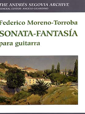 Illustration de Sonata-Fantasia (coll. Segovia Archive, avec fac-similé)