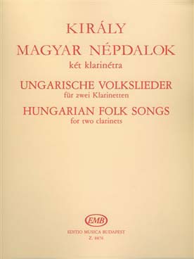 Illustration de 10 Hungarian folksongs pour 2 clarinettes ou plus