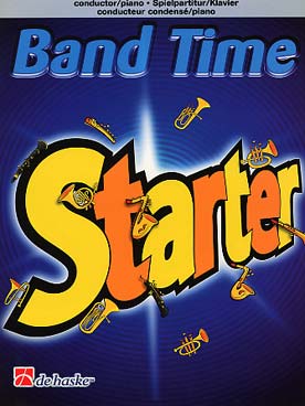 Illustration de BAND TIME STARTER : Morceaux variés pour la 1re année de classe d'orchestre - Partie de piano