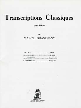 Illustration de TRANSCRIPTIONS CLASSIQUES : Loeillet, JS Bach, Sammartini, Couperin