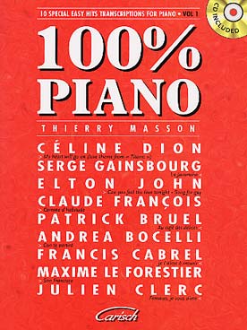 Illustration 100% piano avec cd (arr. masson) vol. 1