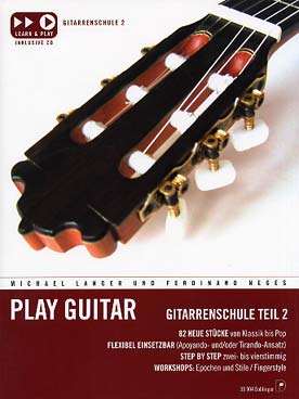 Illustration de Play Guitar - Vol. 2 : 74 morceaux