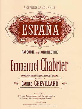 Illustration de España (tr. Chevillard 2 pianos 8 mains)