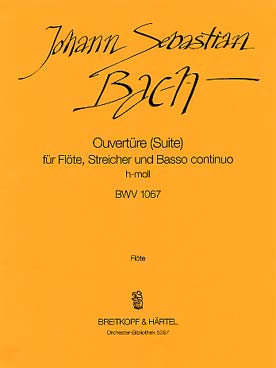 Illustration de Suite N° 2 BWV 1067 en si m partie de flûte solo (harmonie)