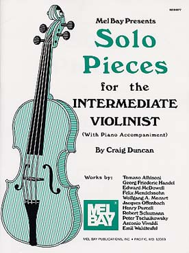 Illustration de Solos pieces for the intermediate violinist