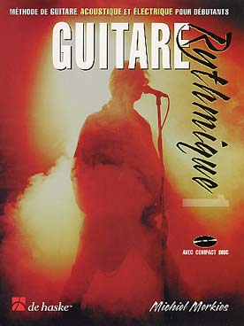 Illustration de Guitare rythmique avec CD : méthode pour guitare acoustique et électrique - Vol. 1 : pour débutants