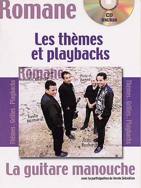 Illustration de La Guitare manouche : 9 morceaux solfège et tablature avec CD play-along (album "Acoustic Quartet")