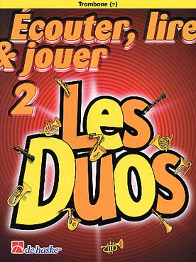 Illustration de ÉCOUTER, LIRE ET JOUER - Les Duos (clé de fa) Vol. 2