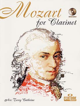 Illustration mozart for clarinet avec