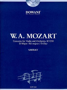 Illustration de Concerto N° 4 K 218 en ré M (avec CD orchestre)